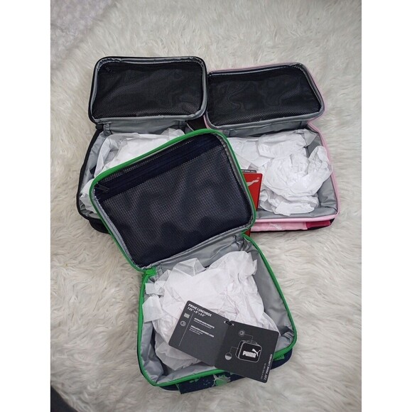 Puma 7.25” Gray-black-blue Prime Lunchbox Lot Of 3 - Picture 3 of 10